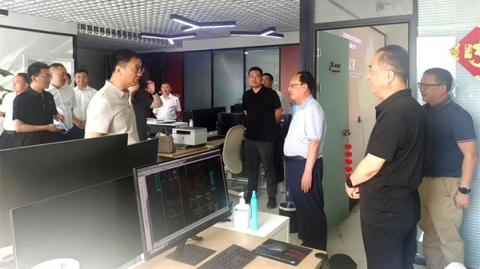 張佩峰一行調研省建筑設計院新疆分公司、省水電設計院新疆分公司